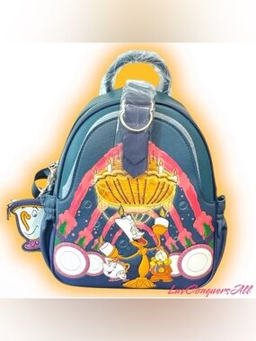 Disney Princess Beauty and the Beast Lumiere Be Our Guest Mini Backpack